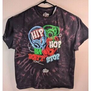 The Boondocks 50th Anniversary HIp Hop Ya Don't Stop Tie dye Shirt Men Size XL